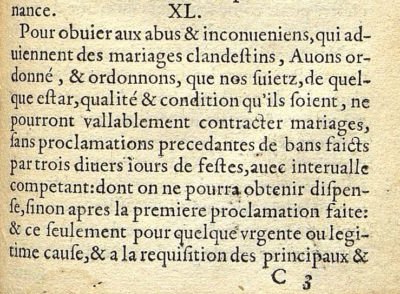 Ordonnance de Blois de 1579 (Henri III)
