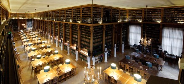 Salle de lecture de la Bibliothèque Mazarine