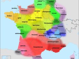 Carte des langues, dialectes et patois de France